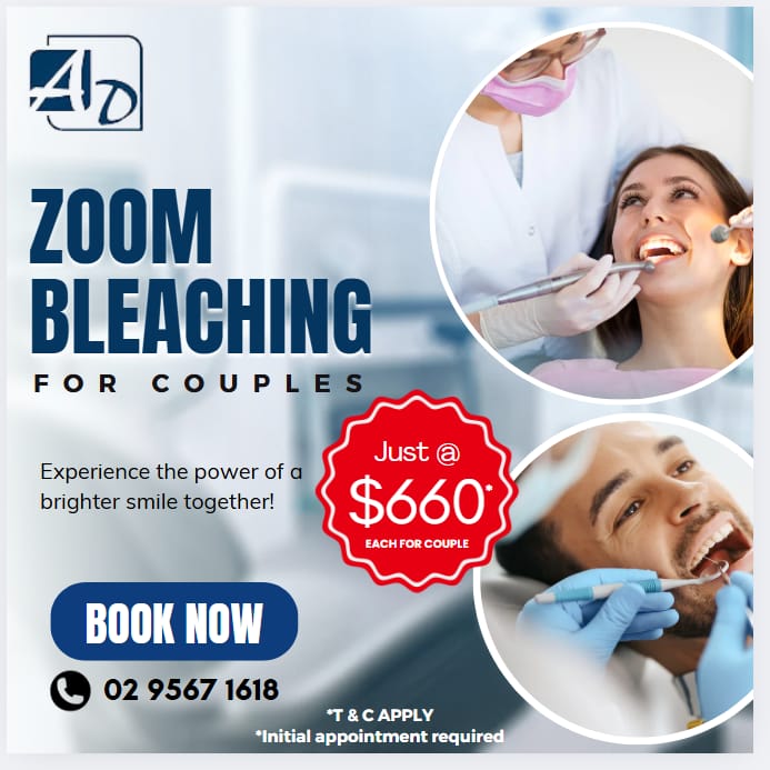 Zoom bleaching couple offer